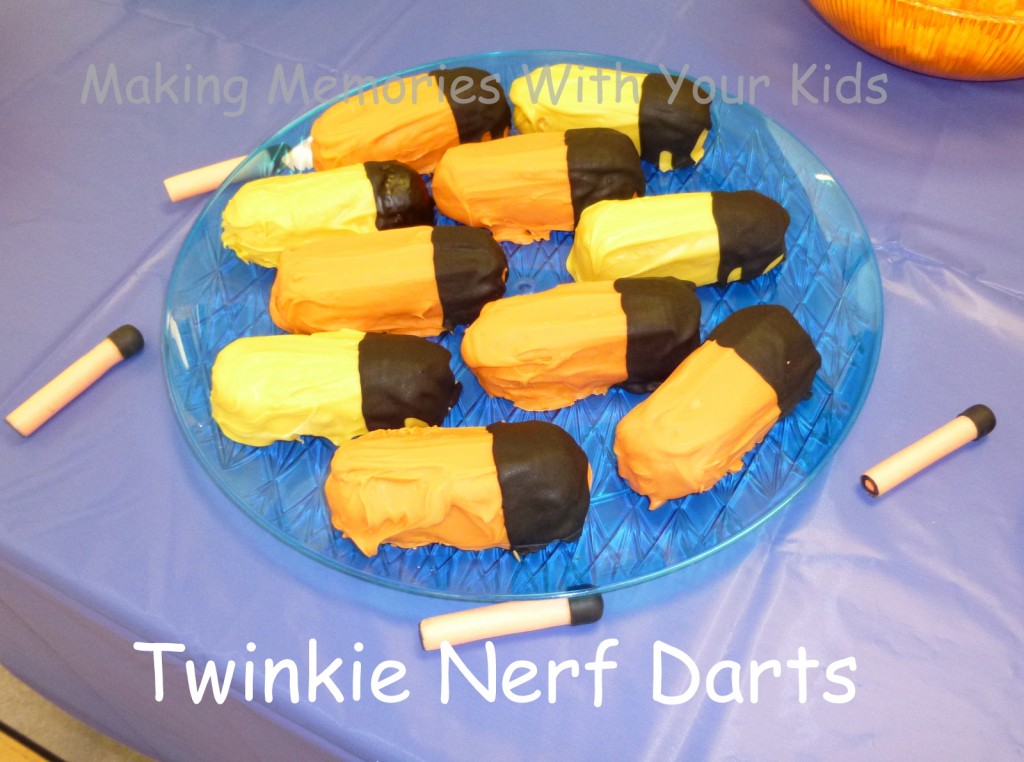 nerf birthday party food