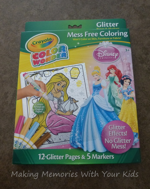 Crayola Color Wonder Glitter Paper, Disney Princess