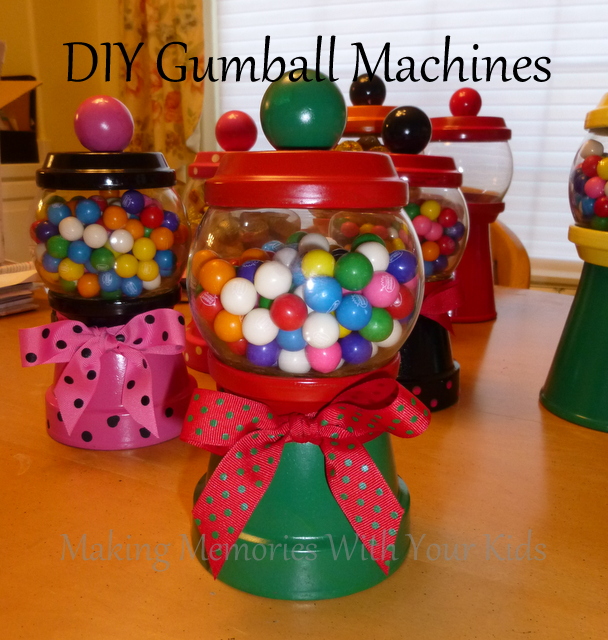 DIY Gumball Machines and Candy Dispensers - Making Memories With Your Kids