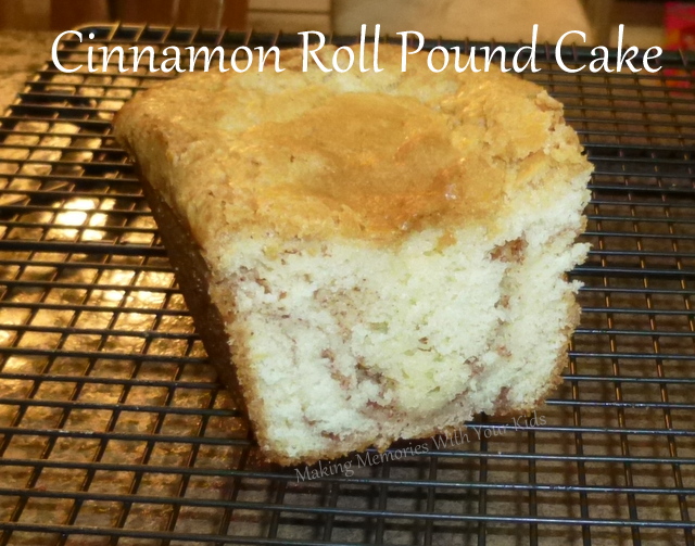 Cinnamon Roll Pound Cake