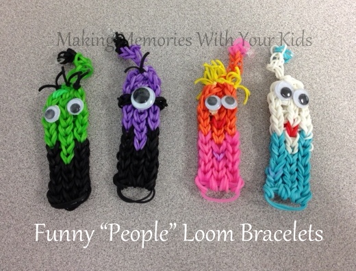 Funny eope Rainbow Loom Bracelets