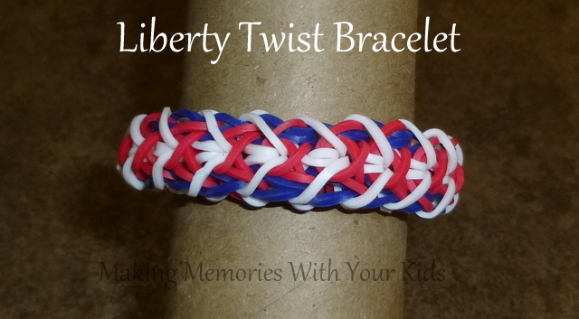 Rainbow Loom® Confetti Criss-Cross Bracelet 