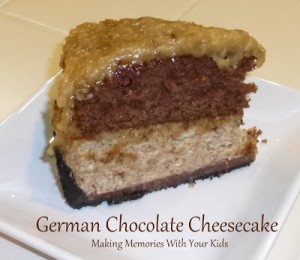 German Chocolate Cheesecake