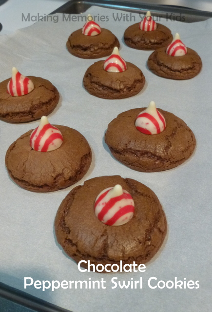 chocolate peppermint swirl cookies