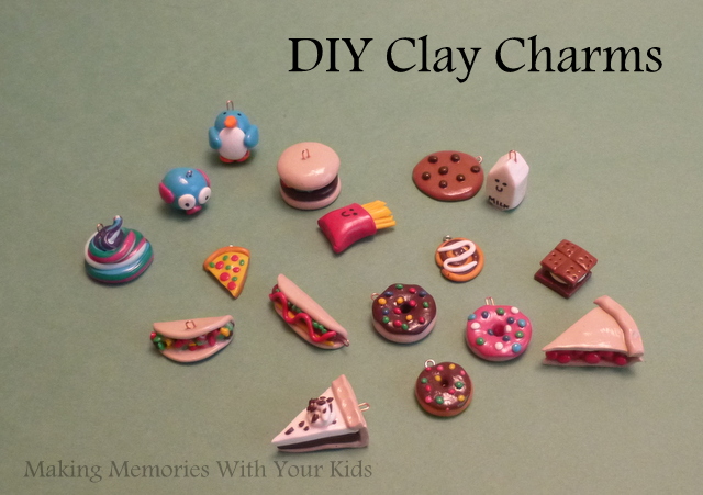 how to glaze polymer clay charms