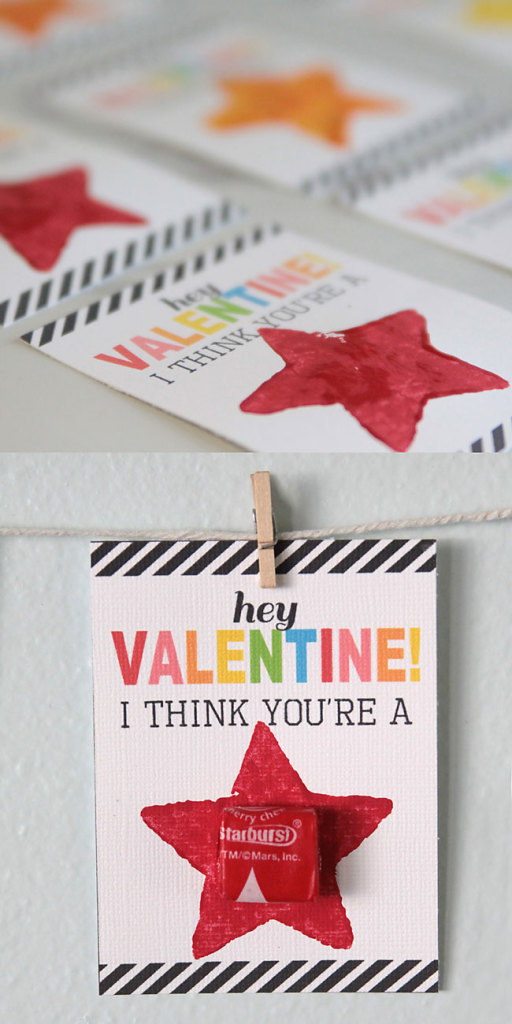 You're a STAR (burst) Valentine Gift Idea with Free Printable