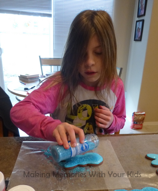 Making Chocolate Peep Sugar Cookies