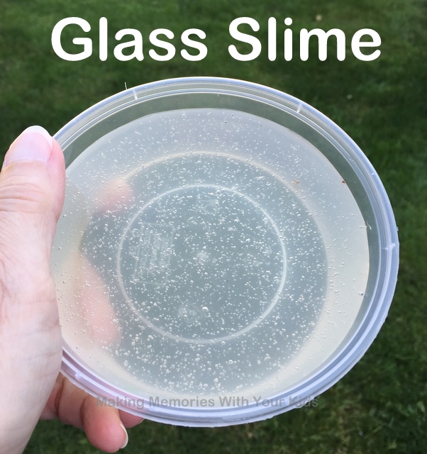 Clear Slime in How To Make Slime