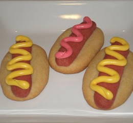 Hot Dog Cookies