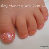 sparkly toes