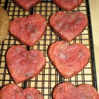 valentine chocolate chip cookies