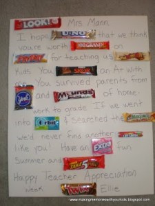 candy gram for teacher