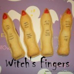 witch finger cookies