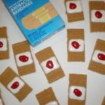 bloody band aid cookies