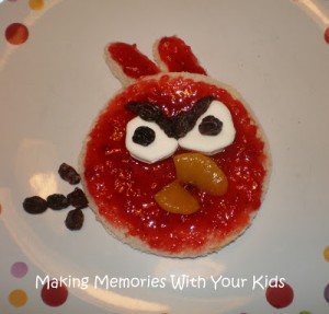 angry birds dinner sandwich