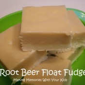 root beer float fudge