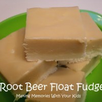 root beer float fudge