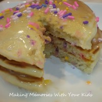 cake batter pancakes