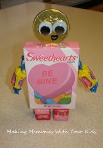 valentine candy robots