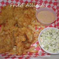 fried alligator