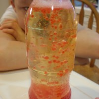 homemade lava bottles