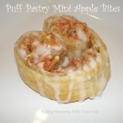 puff pastry mini apple bites