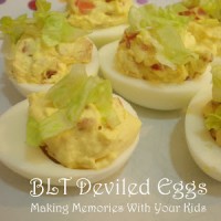 BLT deviled eggs