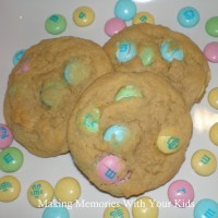 M&M pudding cookies