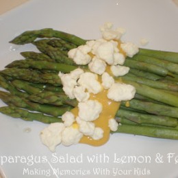 Asparagus Salad with Lemon and Feta