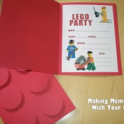 lego birthday party invitation