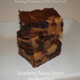 Raspberry Peanut Butter Buckeye Bars & A Giveaway