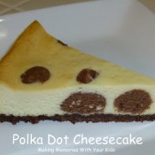 polka dot cheesecake