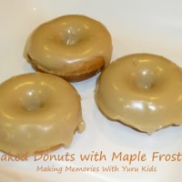 baked donuts with maple frosting