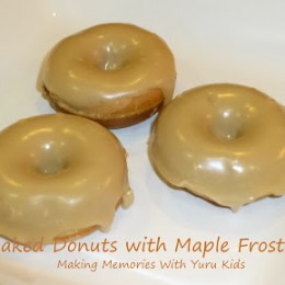 Baked Donuts with Maple Frosting