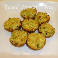 baked zucchini tots