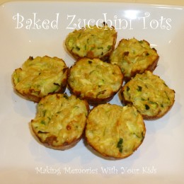Baked Zucchini Tots