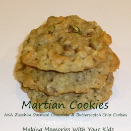 Martian Cookies (AKA Zucchini Oatmeal Cookies)