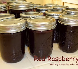 Homemade Red Raspberry Jelly