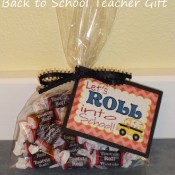 roll into school teacher gift