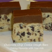 chocolate chip cookie dough bars