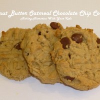 peanut butter oatmeal chocolate chip cookies