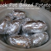 crock pot baked potatoes