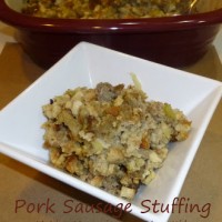 pork sausage stuffing