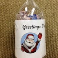 christmas bottle in the mail