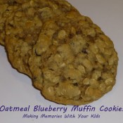 oatmeal blueberry muffin cookies