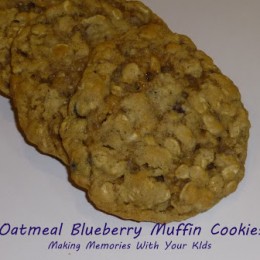 Oatmeal Blueberry Muffin Cookies with Better Oats
