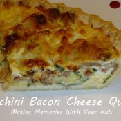 zucchini bacon cheese quiche