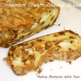 Cinnamon Chip Cream Cheese Bread