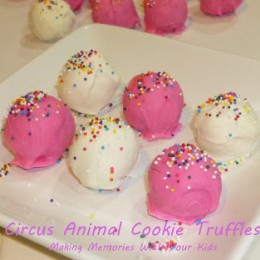 Circus Animal Cookie Truffles