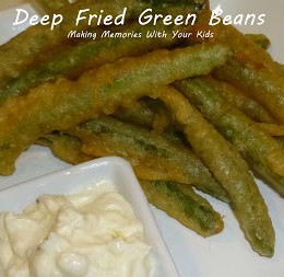 Deep Fried Green Beans with Garlic Aioli {Secret Recipe Club}